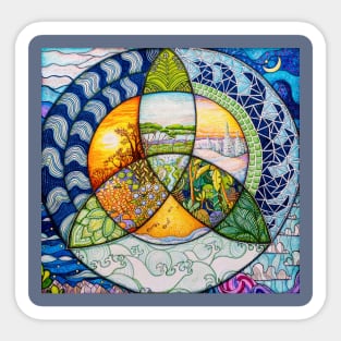 The Way. Gaia Protection Meditation Sticker